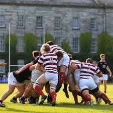 FSU Rugby players in contact during a match